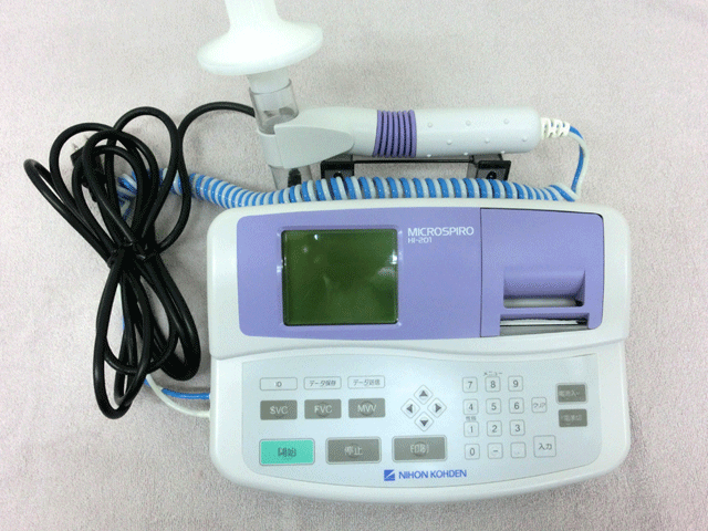 呼吸機能検査機